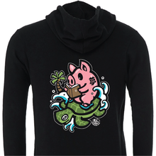 Load image into Gallery viewer, Honu Pig- Always Dream Collaboration Zip Hoodie
