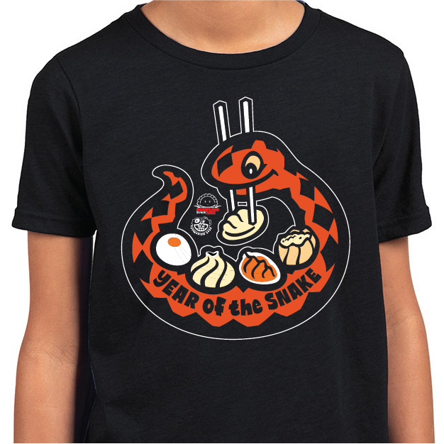 Dumpling Snake (kids) design for Dumpling Time SF