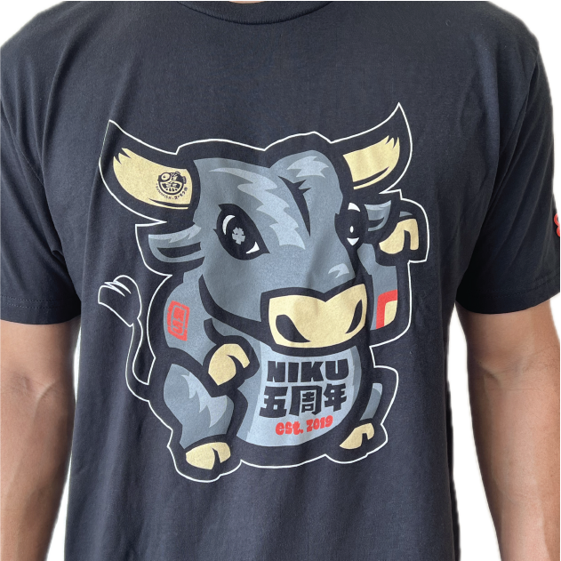 Maneki Bull- Niku Steakhouse 5 Year Anniversary shirt