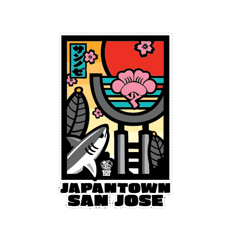 San Jose Japantown Hanafuda decal