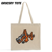 Load image into Gallery viewer, *NEW!* Golden Gate Dragon Canvas Tote
