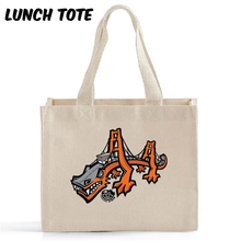 Load image into Gallery viewer, *NEW!* Golden Gate Dragon Canvas Tote
