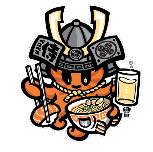 Hungry Samurai Decal