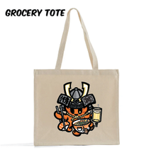 Load image into Gallery viewer, *NEW!* Hungry Samurai Canvas Tote
