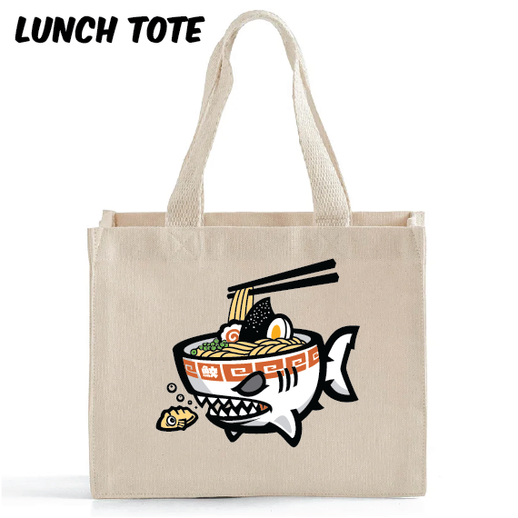 *NEW!* Ramen Shark Canvas Tote
