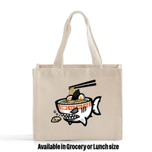 Load image into Gallery viewer, *NEW!* Ramen Shark Canvas Tote
