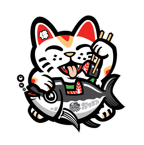 Sashimi Neko decal