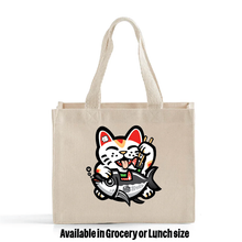 Load image into Gallery viewer, *NEW!* Sashimi Neko Canvas Tote
