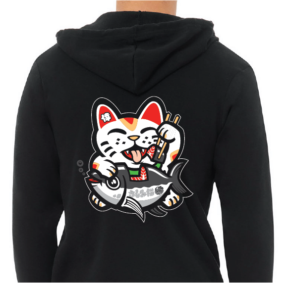 Sashimi Neko Zip Hoodie