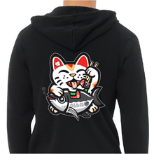 Load image into Gallery viewer, Sashimi Neko Zip Hoodie
