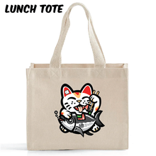 Load image into Gallery viewer, *NEW!* Sashimi Neko Canvas Tote
