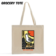 Load image into Gallery viewer, *NEW!* SF Seagull Fuda Canvas Tote
