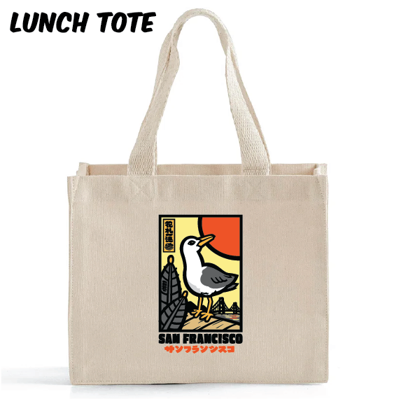 *NEW!* SF Seagull Fuda Canvas Tote
