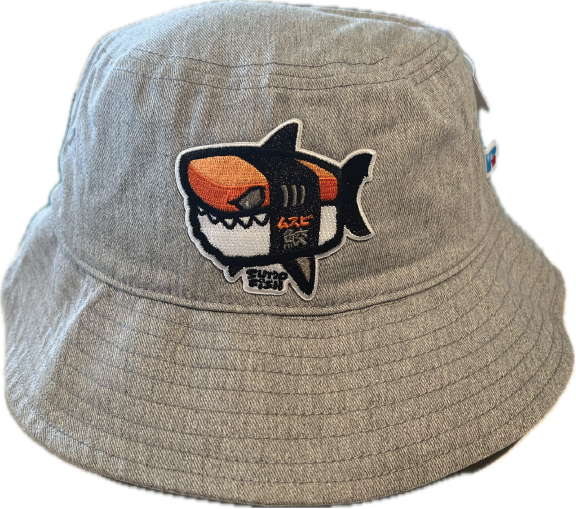 Shark Musubi bucket hat