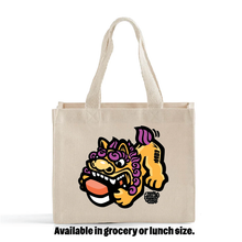 Load image into Gallery viewer, *NEW!* Shisa Musubi Canvas Tote- IN PRODUCTION- WILL SHIP 7/20
