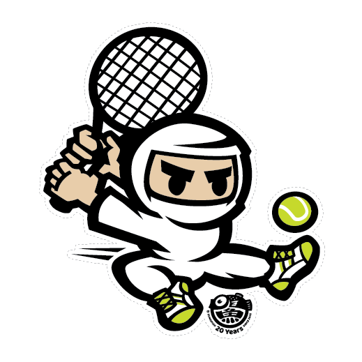 Tennis Ninja decal