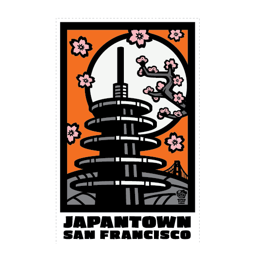 Japantown Hanafuda decal