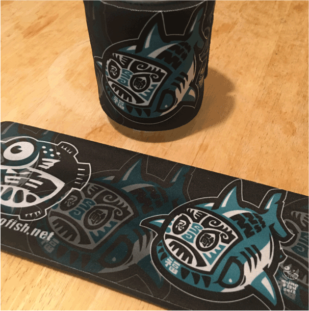 Daruma Shark Slap Koozie