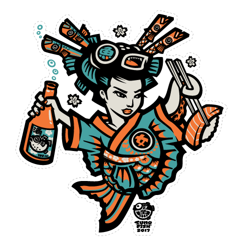 Geisha Decal