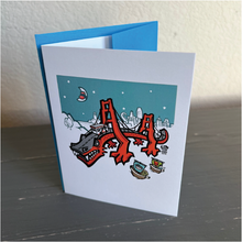 Load image into Gallery viewer, Golden Gate Dragon Greeting Card
