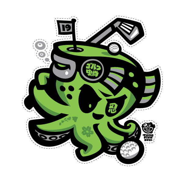 Golf Tako Decal