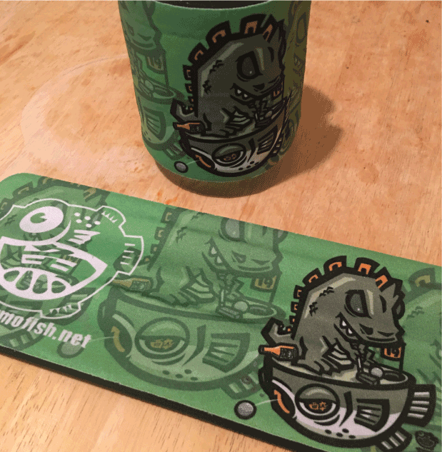 GolfDino Slap Koozie
