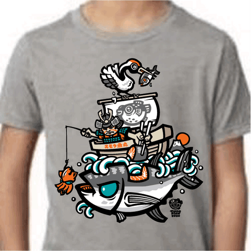 tuna fisherman maguro hunter tshirt