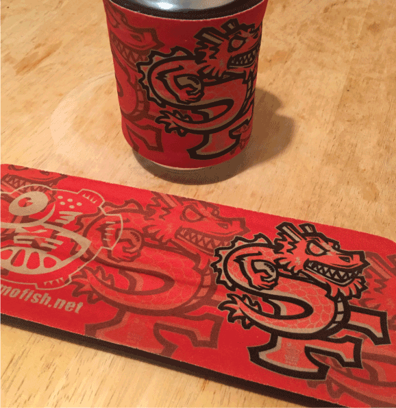 Niner Dragon Slap Koozie