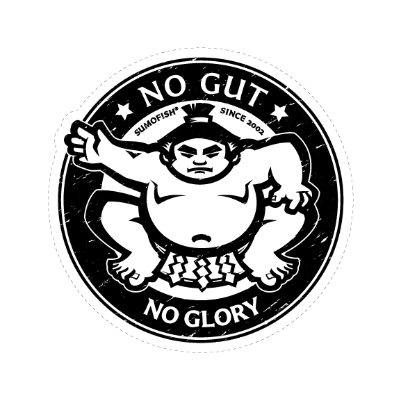 No Gut No Glory Decal