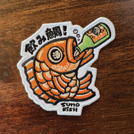 Nomitai (drinking fish) Patch