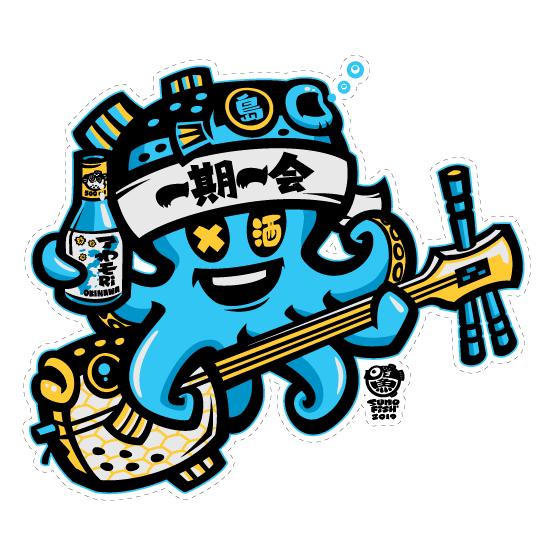 Okinawa Tako Decal