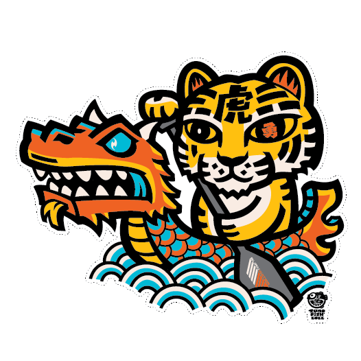 Paddle Tiger decal