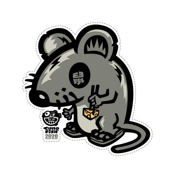 Shaka Rat Decal