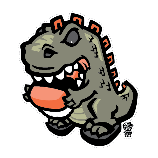 Spamzilla Decal