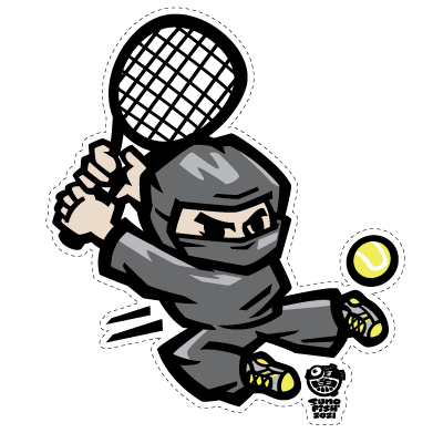 Racquet Ninja Decal